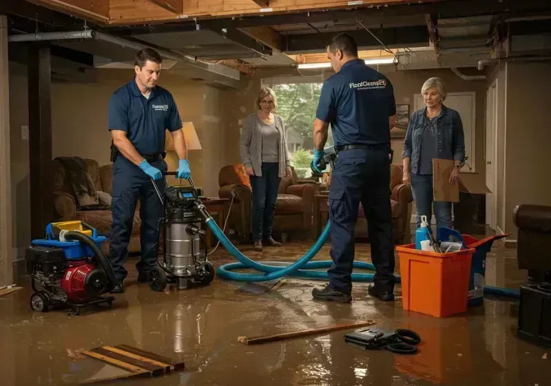 Basement Water Extraction and Removal Techniques process in Smithville-Sanders, IN