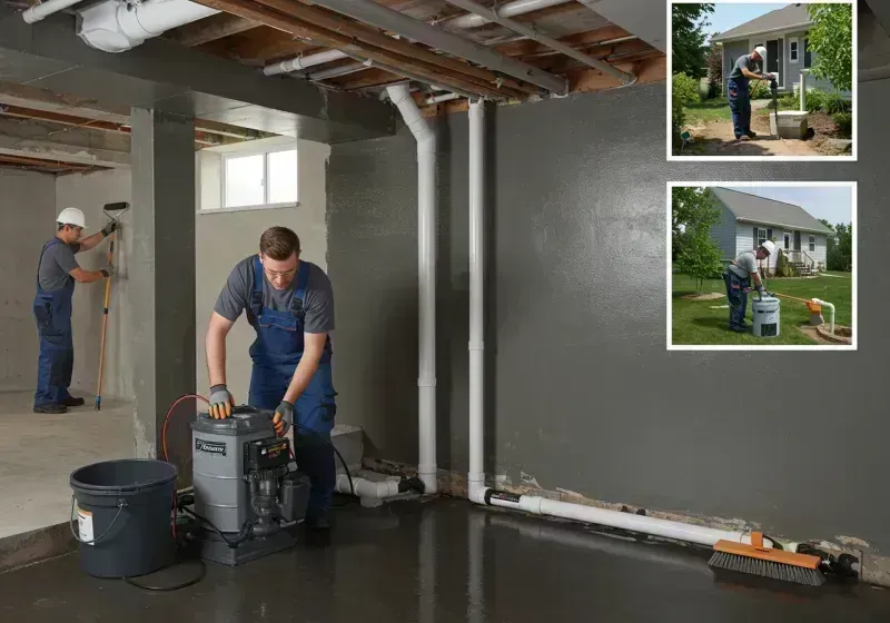 Basement Waterproofing and Flood Prevention process in Smithville-Sanders, IN